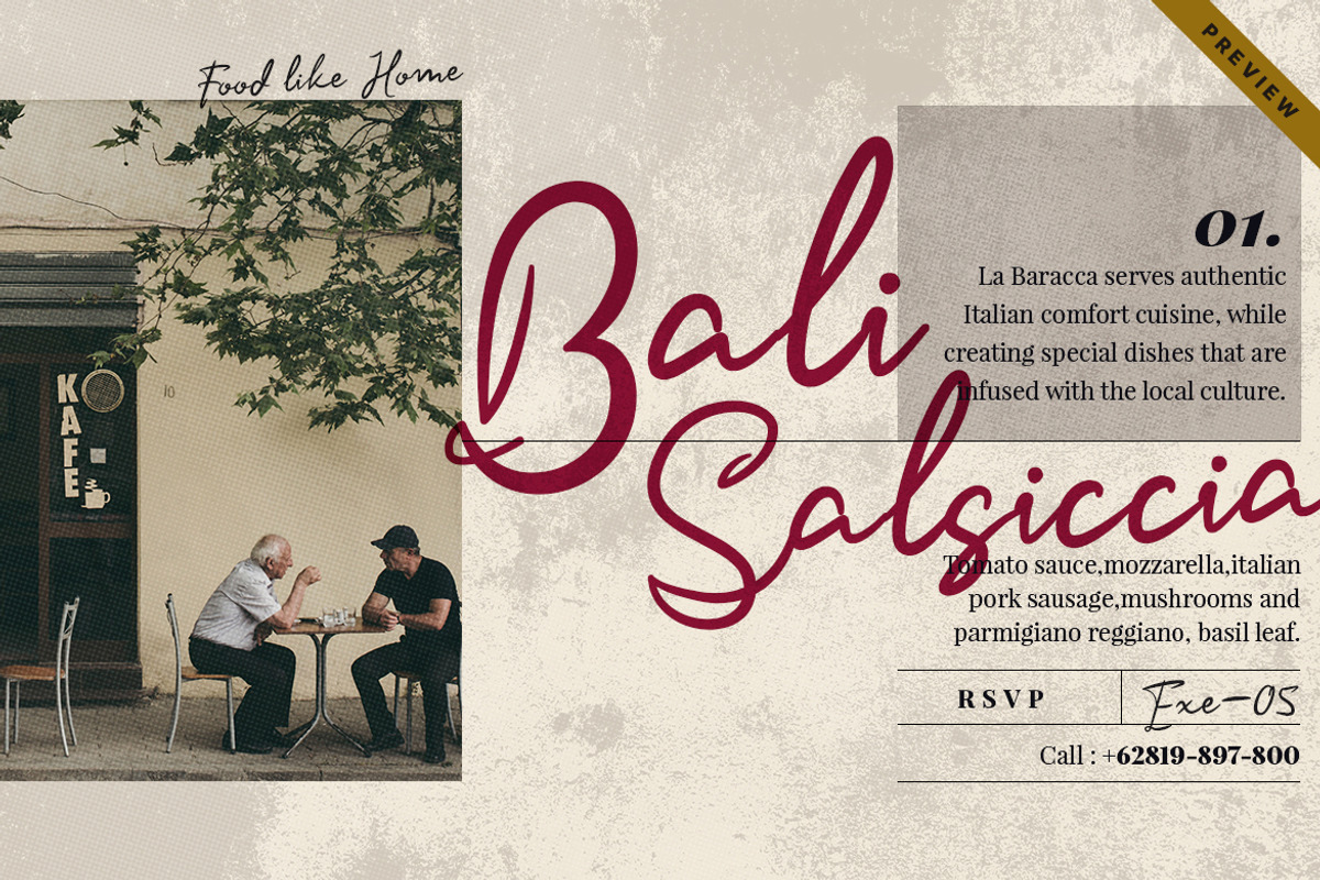Bekapro Handwriting Font, a Script Font by RMPL.std (Photo 2 of 5)
