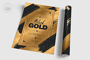 Black and Gold Flyer Template V15, a Flyer Template by ThatsDesignArt (Thumbnail 3 of 7)