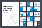 White Paper Template, a Brochure Template by azadcsstune (Thumbnail 1 of 15)