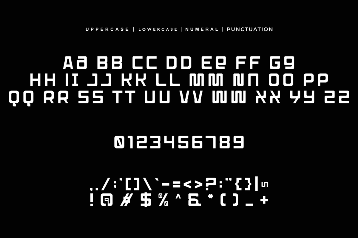 Naxioz - Geometric Sans Font, a Sans Serif Font by QR Design Studio (Photo 6 of 7)