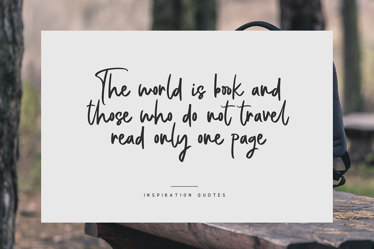 Bellevue // A Traveler Script Font preview 3