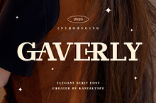 Gaverly Elegant Slab Serif Font