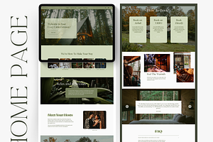 Airbnb Website Squarespace Template