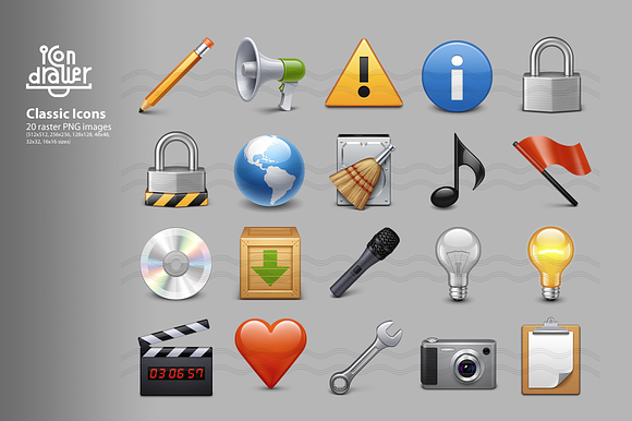 Classic Icons (Set 2)