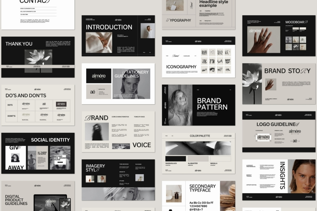30 Page Prewritten Brand Guidelines | Amare Creative preview 8