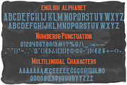 Jaeger font + 6 bonus illustrations, a Font by Heather_insane (Thumbnail 2 of 7)