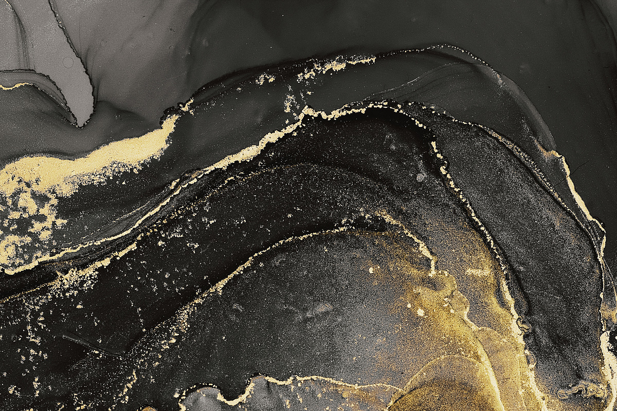 Black marble alcohol ink textures, a Texture Graphic by Anntuan (Photo 10 of 10)