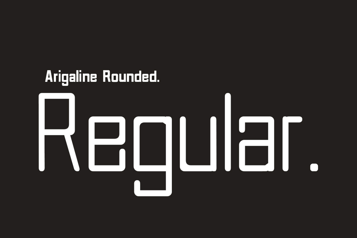 Arigaline Rounded | Font Family preview 4