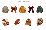 Vintage Autumn Collage Clipart Set, an Object Graphic by NatalieArtShop (Thumbnail 6 of 12)