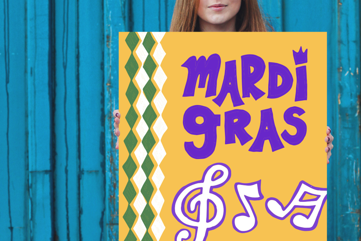 Mardi Gras Sketch Collection, an Illustration by Jaleh Afshar (Photo 3 of 4)