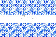 blue tile seamless pattern, a Pattern Graphic by Pink Studio Art (Thumbnail 1 of 5)