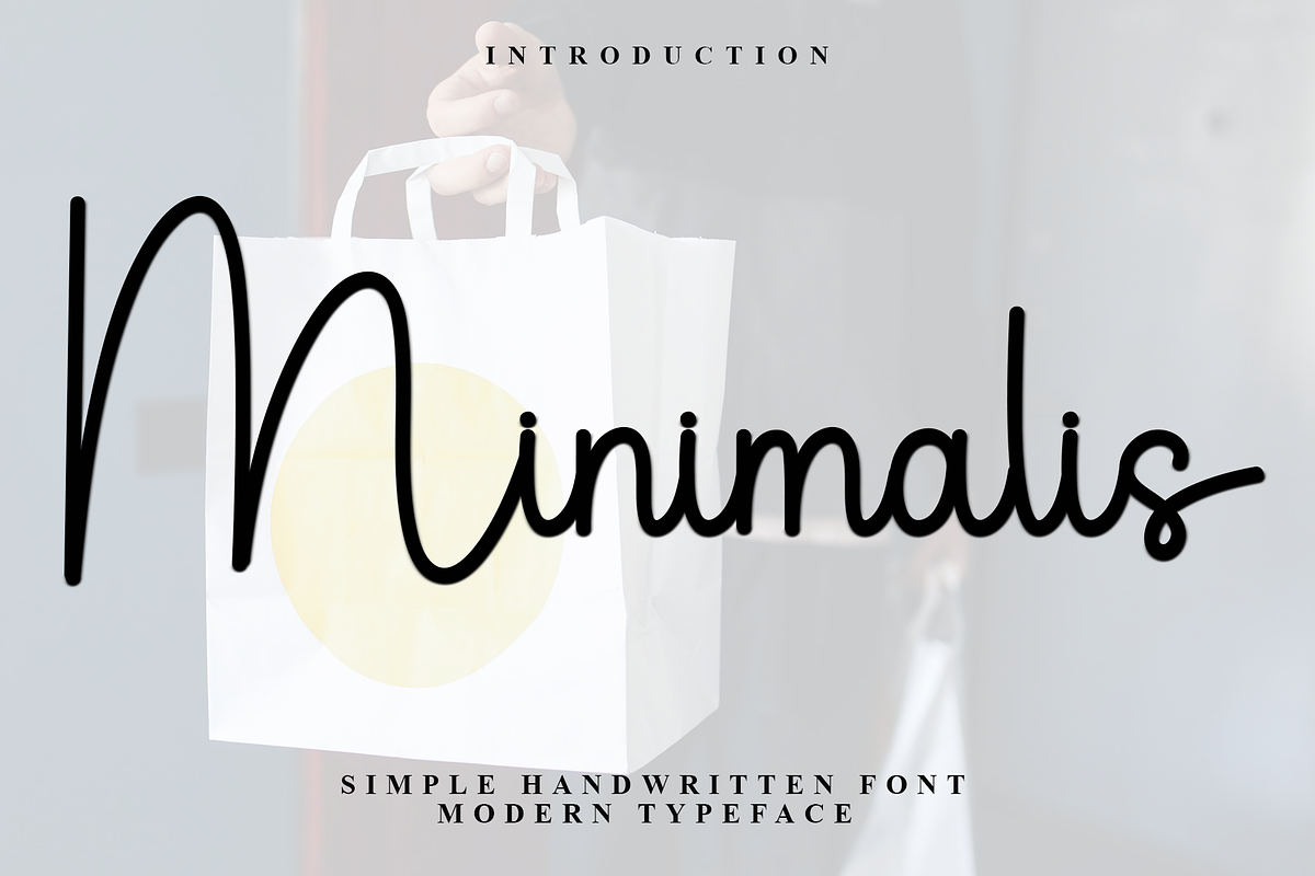 Minimalis, a Handwritten Font by FreshTypeINK (Photo 1 of 8)
