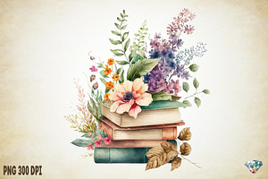 Flower Book Watercolor