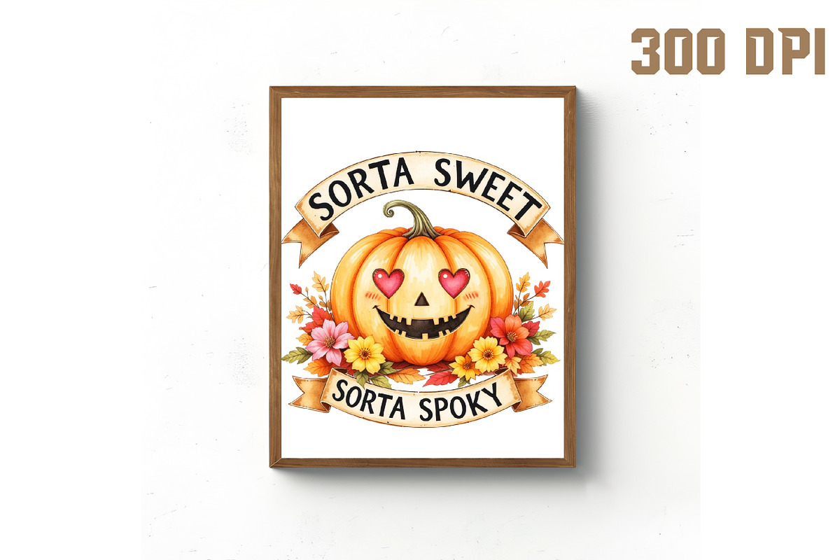 Sorta Sweet Sorta Spooky PNG, an Illustration by Libby Wishes (Photo 4 of 6)