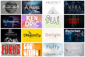 The Creator Font Bundle - 336 Fonts!