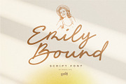 Emily Bound Font, a Font by BodigStd (Thumbnail 1 of 8)