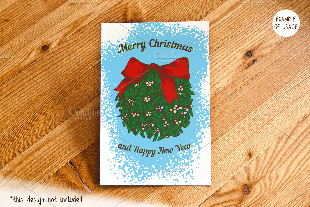 Christmas Elements Collection, an Illustration by DeepFuze (Photo 3 of 4)