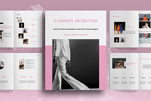 Fashion Designer Portfolio Brochure, a Brochure Template by Boris Cupac