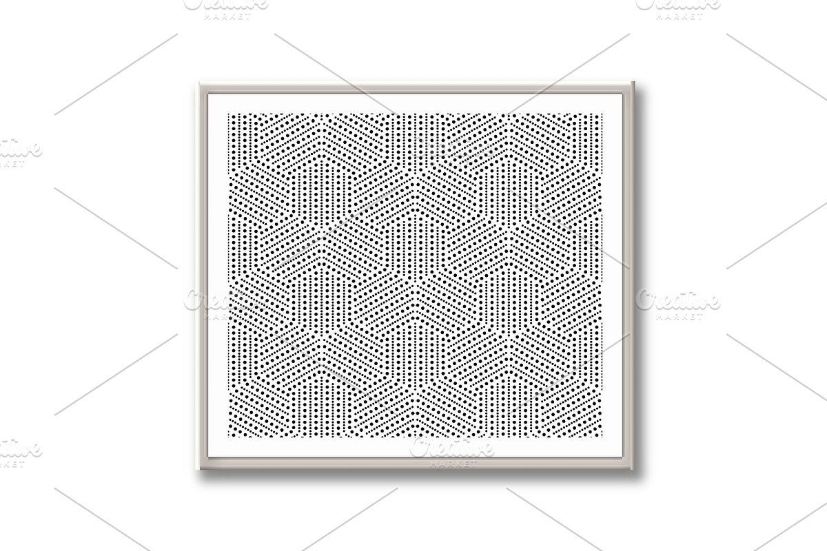 Abstract geometric pattern with dots, a Pattern Graphic by RODINA (Photo 3 of 3)