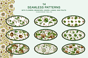 KIWI PATTERNS, botanical watercolor, a Decorative Illustration by EL_SUHOVA (Thumbnail 6 of 13)