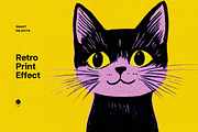 Retro Print Design Effect, a Layer Style Add-On by Design Squad (Thumbnail 1 of 7)