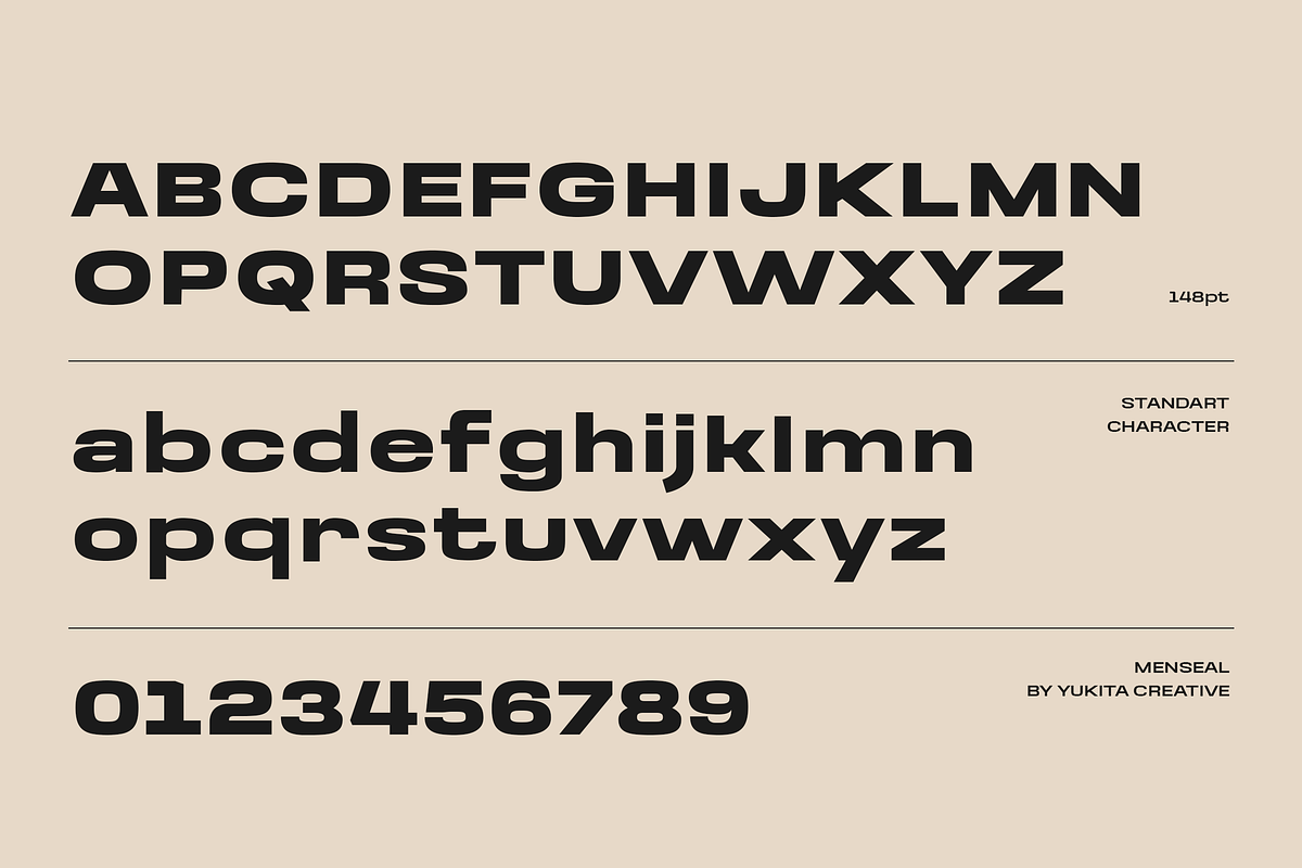 Menseal Family Font, a Sans Serif Font by Yukita Creative (Photo 10 of 11)