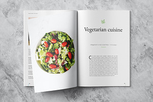 Minimalist Cookbook Template