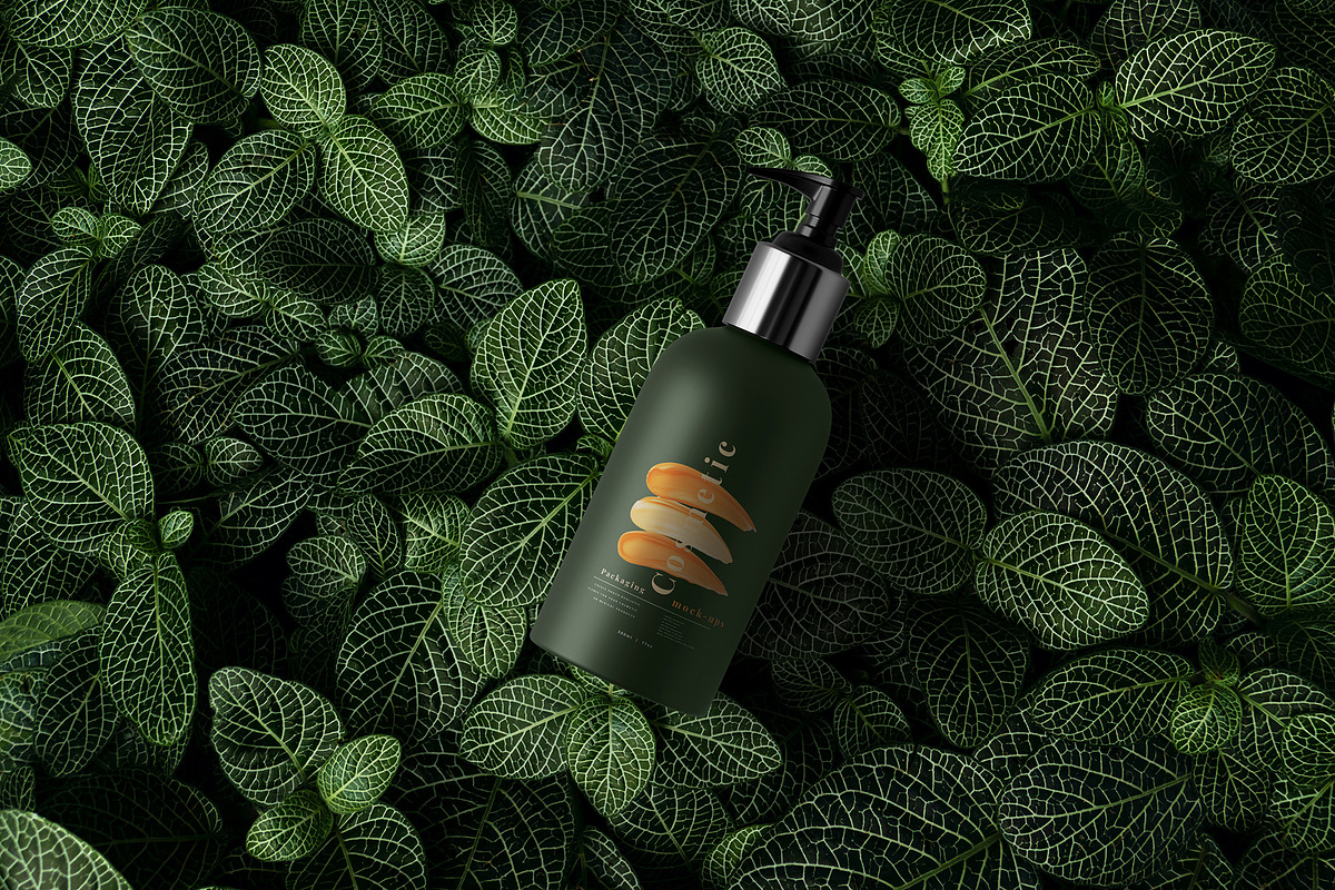 Dark Plastic Cosmetic Mockup Bundle, a Cups & Container Mockup by pmvch (Photo 91 of 111)