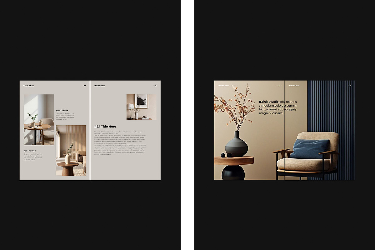 Minimal Editorial Book Layout -Canva, a Magazine Template by TemplateFolio-Shop (Photo 11 of 24)