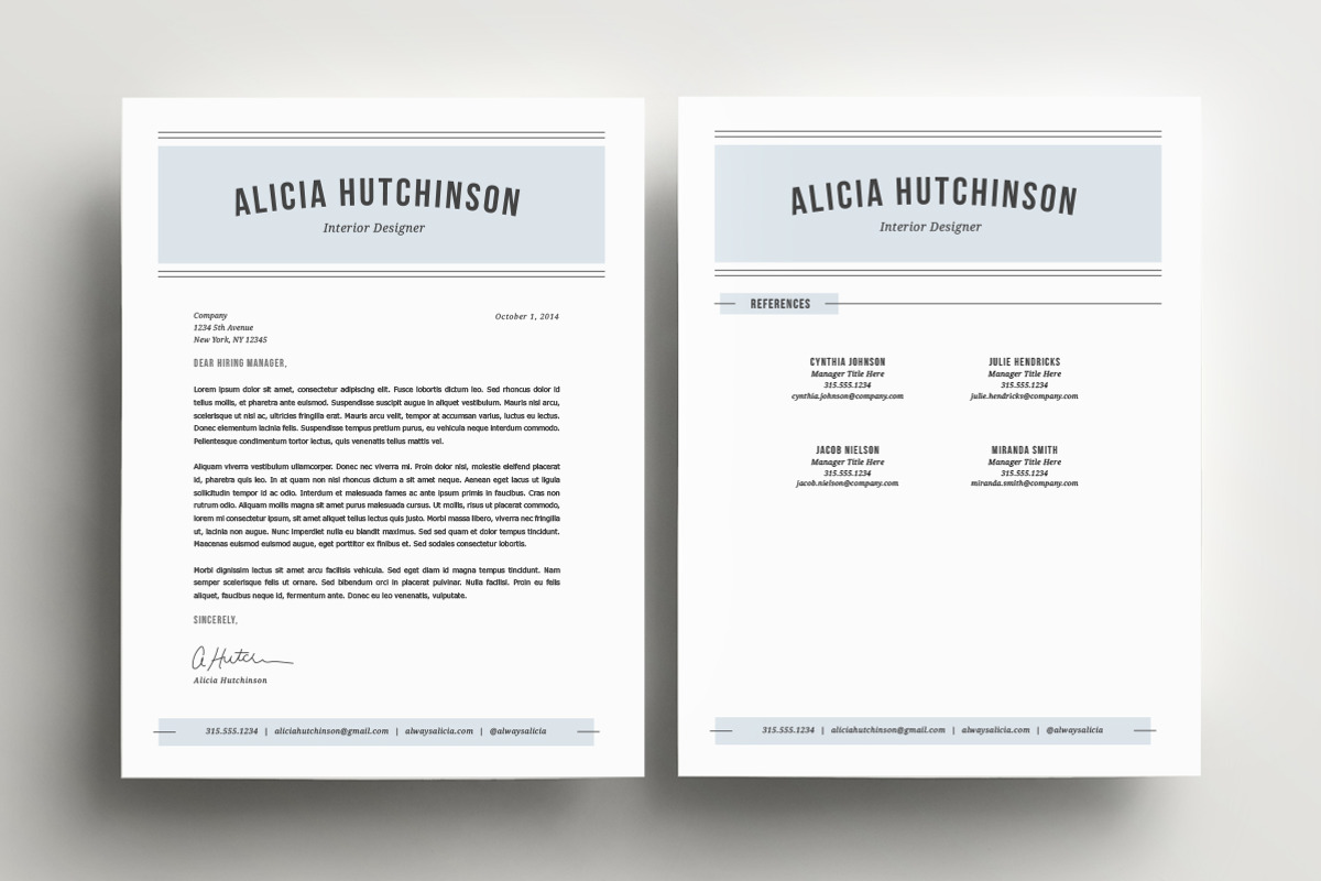Resume Template 4 Pack | CV Template, a Resume Template by Refinery Resume Co. (Photo 3 of 3)