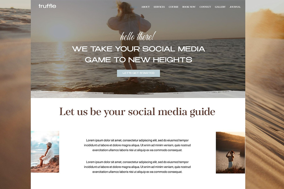 Social Media Wix Website Template, a Wix Template by Deepa Template Studio (Photo 15 of 16)