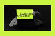 3 Computer Mockups on Dark Stone, a Mac Mockup by rodrigofkaminski (Thumbnail 4 of 5)