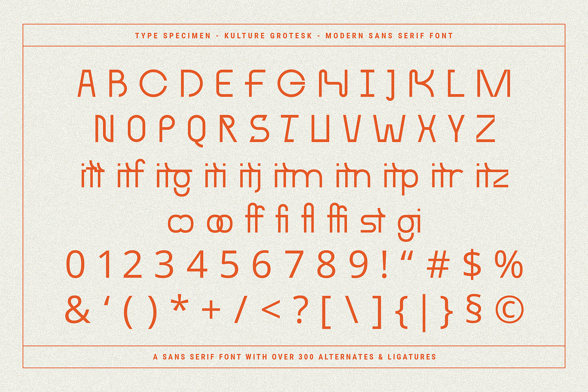 KULTURE GROTESK - Modern Sans Serif, a Sans Serif Font by SilverStag Type Foundry (Photo 23 of 27)