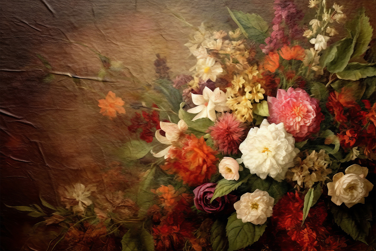 85 Fine Art Vintage Floral Design, a Texture Illustration by Bilgep_design (Photo 16 of 19)