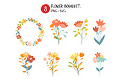 Flower bouquet., a Seasonal Illustration by kaisorn (Thumbnail 1 of 3)