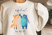 Cat and Animals Funny Birthday PNG, a Graphic by GlitterCraft (Thumbnail 49 of 101)
