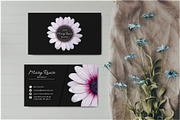 Floral Business Card, a Business Card Template by FakhiiDesigns (Thumbnail 2 of 3)