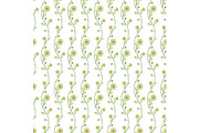 Floral Fine Seamless Vector Pattern, a Decorative Illustration by FineArtStudio (Thumbnail 1 of 3)