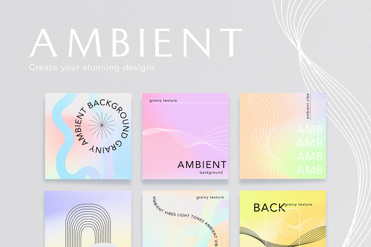 Ambient Grainy gradients, a Background Graphic by Volha Studio (Photo 5 of 10)