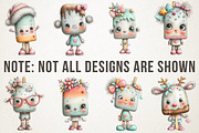 Christmas Popsicle Clipart, an Illustration by RobertsArt (Thumbnail 7 of 7)