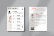 Resume | Indd, Eps, Psd, Word, Docx, a Resume Template by Spark_Creative (Thumbnail 3 of 4)