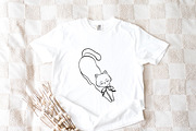 Hand-Drawn Cat Clipart Bundle, an Animal Illustration by Victoruler (Thumbnail 5 of 9)