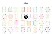 300+ Whimsical Background and Frames, an Object Graphic by Jiwstudio (Thumbnail 11 of 20)