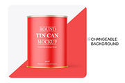Tin Can w/ Matte Finish Mockup, a Cups & Container Mockup by Mockups Planet (Thumbnail 6 of 7)