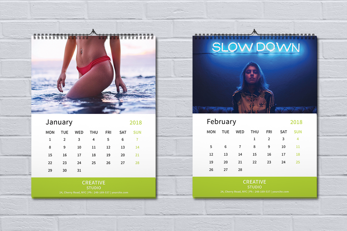Calendar 2020 Template, a Stationery Template by Jaisivakumar (Photo 3 of 9)