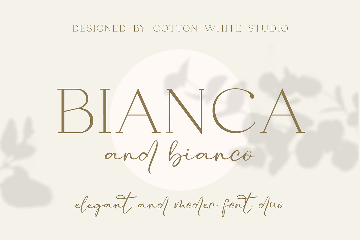 Bianca & Bianco Font Duo, a Font by Sofia Skoog (Photo 1 of 16)