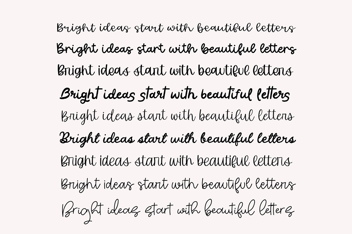 The Cut and Cursive Font Bundle 2, a Script Font by Sofia Skoog (Photo 11 of 11)
