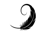 Vintage Feather Swirl SVG Bundle, an Illustration by Creativeshirt (Thumbnail 9 of 31)
