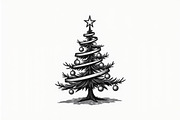 Holiday Window Christmas Tree Bundle, an Illustration by Amazin_art (Thumbnail 3 of 21)