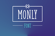 Monly, a Font by Wild Ones (Thumbnail 1 of 8)